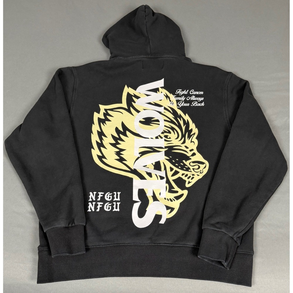 Darc Sport Hoodie Mens Medium Black Wolves Fight Cancer NFGU Limited 501/1000